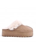 Women's faux fur slipper