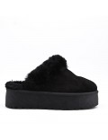 Women's faux fur slipper