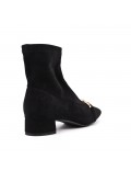 Ankle boot in a mix of materials for autumn and winter