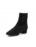 Ankle boot in a mix of materials for autumn and winter