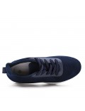 Men's textile lace-up basket