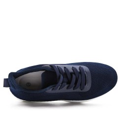 Men's textile lace-up basket