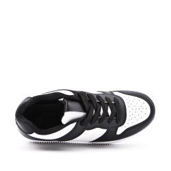 Faux leather sneakers for women