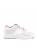 Faux leather sneakers for women