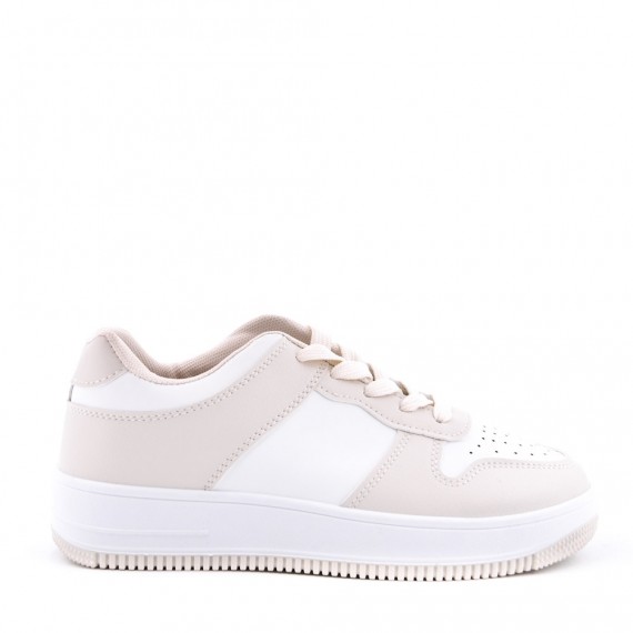 Faux leather sneakers for women