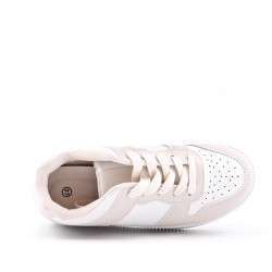 Faux leather sneakers for women