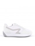 Faux leather sneakers for women