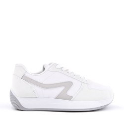 Faux leather sneakers for women