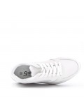 Faux leather sneakers for women