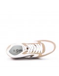 Faux leather sneakers for women