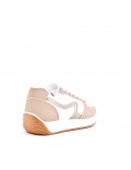 Basket en simili cuir pour femme