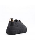 Basket en simili cuir pour femme