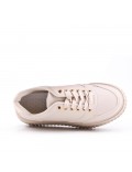 Faux leather sneakers for women