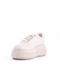 Faux leather sneakers for women