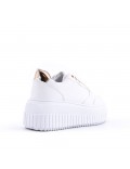 Faux leather sneakers for women