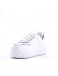 Faux leather sneakers for women