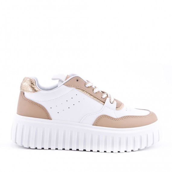 Faux leather sneakers for women