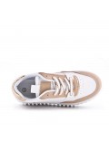 Faux leather sneakers for women