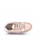 Faux leather sneakers for women