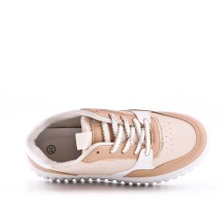 Faux leather sneakers for women