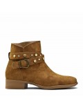 Ankle boot in faux suede