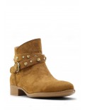 Ankle boot in faux suede