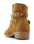 Ankle boot in faux suede