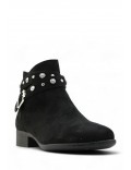 Ankle boot in faux suede