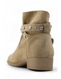 Ankle boot in faux suede