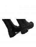 Ankle boot in faux suede