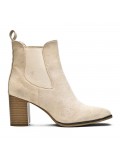 Ankle boot in faux suede