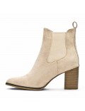 Ankle boot in faux suede