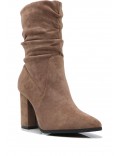 Ankle boot in faux suede