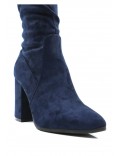 Ankle boot in faux suede