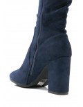 Ankle boot in faux suede