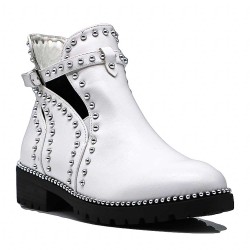 studded ankle boots