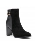 Ankle boot in a mix of materials for autumn and winter