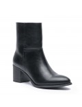 Faux leather ankle boot