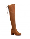 Faux suede boot