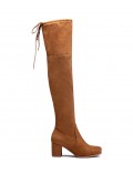 Faux suede boot