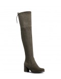 Faux suede boot