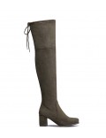 Faux suede boot