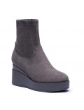 Faux suede boot