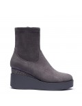 Faux suede boot