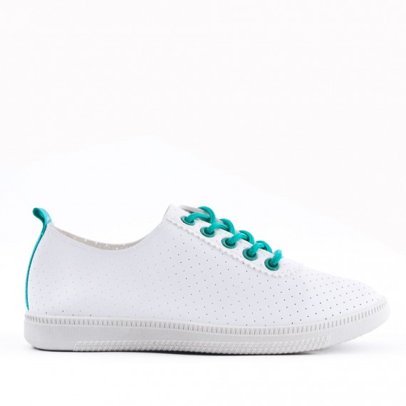 Zapatilla con cordones de colores para mujer