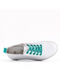 Sneaker with colored laces for women