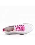 Sneaker with colored laces for women