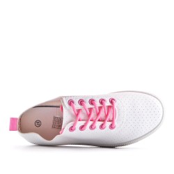 Sneaker with colored laces for women