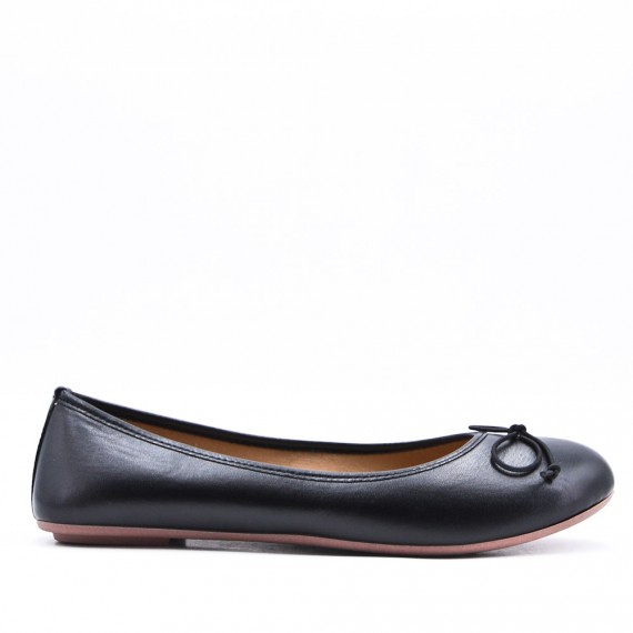 Women's faux leather ballerina