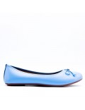 Women's faux leather ballerina